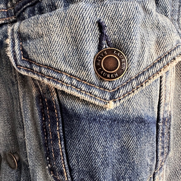 NWT PATCHWORK DENIM TRUCKER JACKET - Picture 5 of 11